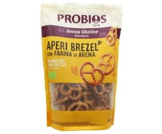 Ekologiški sūdyti avižiniai sausainiai Pretzels, 80 g