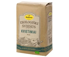 Ekologiški šviesūs kvietiniai miltai Malsena, 1kg