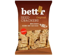 Ekologiški viso grūdo kviečių krekeriai su sėklomis, 150 g