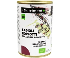 Ekologiškos konservuotos Borlotti pupelės, be druskos, 400g