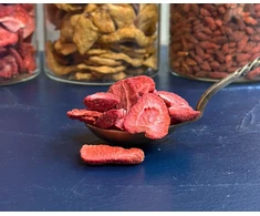 Ekologiškos liofilizuotos braškės - 50 g