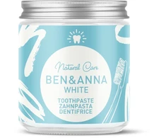 Natūrali balinanti dantų pasta be fluoro su mėtų aliejumi ir šalavijų ekstraktu, Baltas, 100 ml