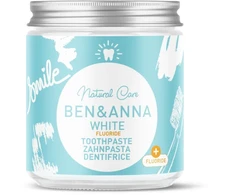 Natūrali balinanti dantų pasta su mėtų aliejumi ir šalavijų ekstraktu, Baltas Fluoride, 100 ml