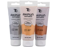 Akriliniai dažai 7C, 60 ml, bronzos sp.