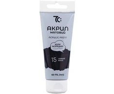 Akriliniai dažai 7C, 60 ml, juodos sp.