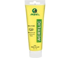 Akriliniai dažai 816B-215, Maries, 120ml, citrinų geltonos sp.