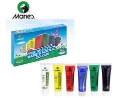Akrilinių dažų rinkinys 81306 B, Maries, 6 spalvos po 30ml