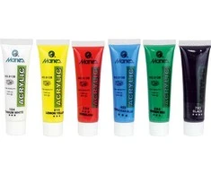 Akrilinių dažų rinkinys 81306 B, Maries, 6 spalvos po 30ml
