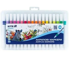 Akrilinių žymeklių rinkinys CREATIVE, Kite, 36 sp.