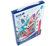 Akrilinių žymeklių rinkinys CREATIVE, Kite, 12 spalvų