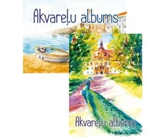 Smlt Piešimo albumas akvarelei ABC JUMS