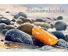 Albumas akvarelei, A4, 20 lapų, 200 gsm