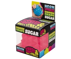 Hipo Antistresinis žaislas SQUISH &amp; SQUEEZE SUGAR, 55x55x55mm, įvairių sp.