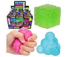 Hipo Antistresinis žaislas SQUISH &amp; SQUEEZE SUGAR, 55x55x55mm, įvairių sp.