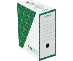 Archyvinė dėžė AXENT, A4, 350x255x150mm, žalios sp.