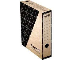 Archyvinė dėžė AXENT, A4, 350x255x80mm, rudos sp.