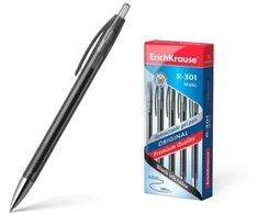 Automatinis gelinis rašiklis R-301 ORIGINAL GEL MATIC, ErichKrause, 0.5 mm, juodos sp.