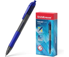 Automatinis gelinis rašiklis SMART-GEL, ErichKrause, 0.5 mm, mėlynos sp.