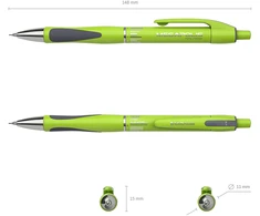 Automatinis pieštukas MEGAPOLIS CONCEPT, ErichKrause, 0.7mm, HB