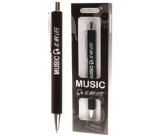 Automatinis tušinukas MUSIC IS MY LIFE, Cresco, dovanų dėžutėje
