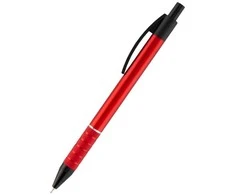 Automatinis tušinukas PRESTIGE, Axent, 0.7mm, raudonos sp. metalinis korpusas, mėlynos sp.