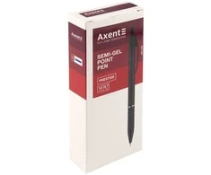 Automatinis tušinukas PRESTIGE, Axent, 0.7mm, juodos sp. metalinis korpusas, mėlynos sp.