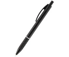 Automatinis tušinukas PRESTIGE, Axent, 0.7mm, juodos sp. metalinis korpusas, mėlynos sp.