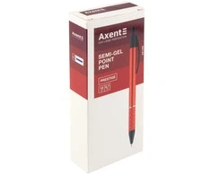 Automatinis tušinukas PRESTIGE, Axent, 0.7mm, raudonos sp. metalinis korpusas, mėlynos sp.
