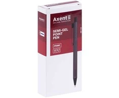 Automatinis tušinukas PRIME, Axent, 0.7mm, pilkos sp. korpusas, mėlynos sp.