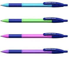 Automatinis tušinukas R-301 NEON MATIC&amp;GRIP, ErichKrause, 0.7mm, mėlynos sp.