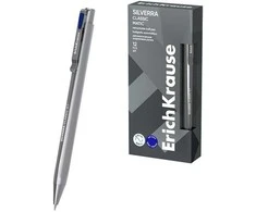 Automatinis tušinukas SILVERRA CLASSIC, ErichKrause, 0.7mm, mėlynos sp.