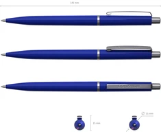 Automatinis tušinukas SMART, ErichKrause, 0.7mm, mėlynos sp.