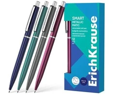 Automatinis tušinukas SMART METALLIC, ErichKrause, 0.7mm, mėlynos sp.