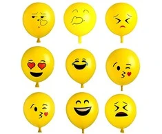 Balionai PARTY EMOTS, Fiorello, 12 vnt.