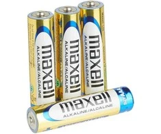 Baterijos MAXELL Alkaline, AAA (LR03), 4 vnt.