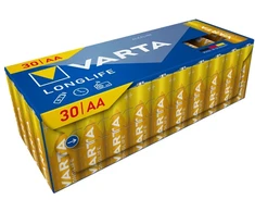 Baterijos VARTA Longlife, AA (LR6), 30 vnt.