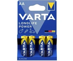 Baterijos VARTA Longlife Power, AA (LR6), 4 vnt.