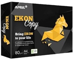 Biuro kopijavimo popierius EKON Copy, A4, 80 gsm, 500 lapų