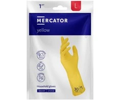 Buitinės pirštinės MERCATOR, L dydis, geltonos sp.