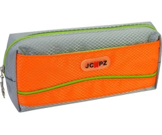 Penalas JCPZ, CoolForSchool, 200x85x45 mm, su 2-iem skyriais, pilkos/oranžinės sp.