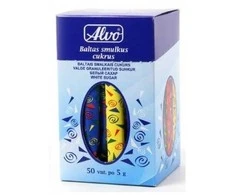 Alvo Cukrus piršteliais, baltas, 50vnt.x5g