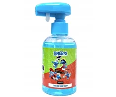 Dainuojantis skystas rankų muilas vaikams SMURFS, 250 ml