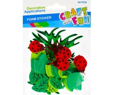 Dekoracija iš putgumės MEDŽIAI, CraftWithFun, 42 vnt., limpantys