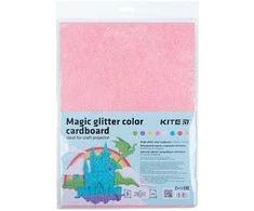 Dekoratyvinis spalvotas kartonas KITE, A4, 290gsm, 8 blizgančios sp.