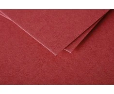 Dekoratyvinis vokas POLLEN, Clairefontaine, 75x100mm, 120gsm, ryškiai raudonos sp.