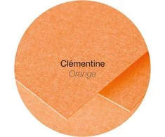 Dekoratyvinis vokas POLLEN, Clairefontaine, 75x100mm, 120gsm, oranžinės sp.