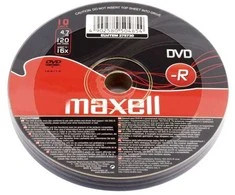 DVD-R diskai MAXELL, 4,7 GB, 16X, 120 min., 10 vnt.