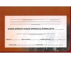 Technoinform EKA kasos operacijų žurnalas, horizontalus, A4+, 3-jų dalių virš.