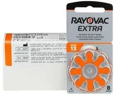 Elementai klausos aparatams RAYOVAC Extra, 13 PR48, 80 vnt.