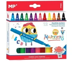 Flomasteriai MAXI KIDS, MP, 12 sp.